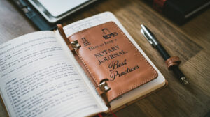 Keeping a notary journal safe