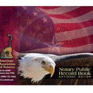 Notary Journal with Eagle cover