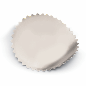 Silver Embosser Label