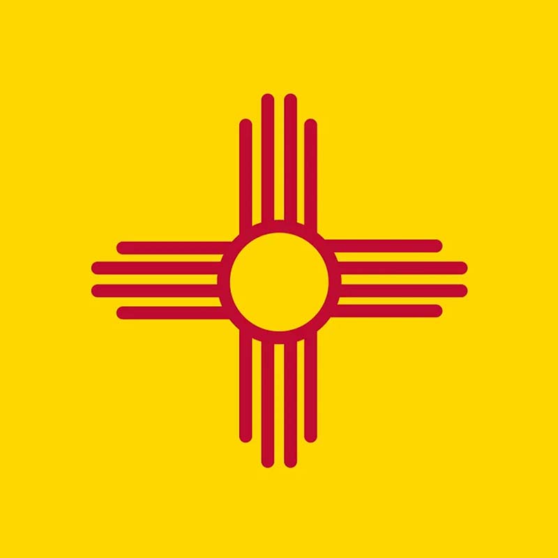New Mexico State flag.