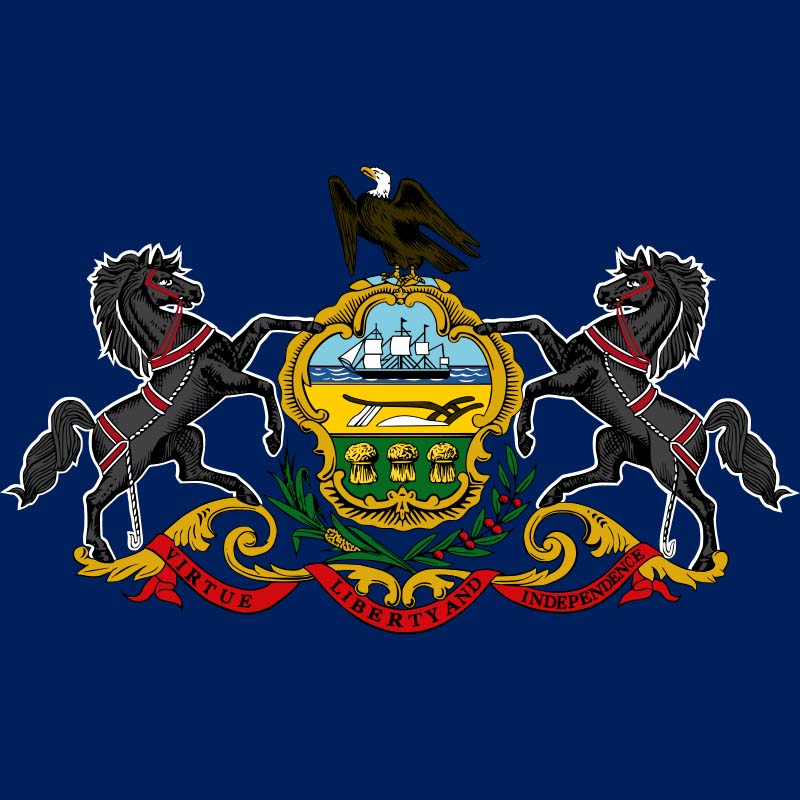 Pennsylvania State Flag.